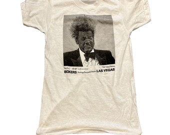 Ds New Vtg 1981 Don King Boxing T-shirt White Screen Stars Boxers Molasky (6)