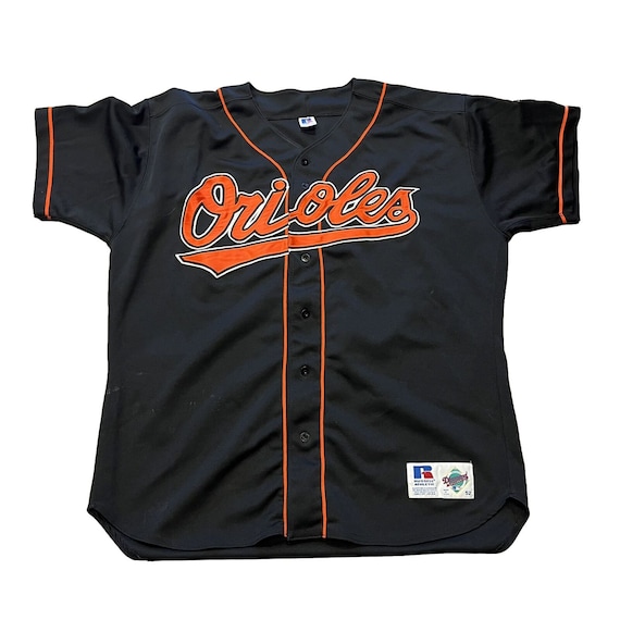 Vintage Baltimore Orioles Jersey Mens M 90s Stitched MLB Baseball Starter  Black