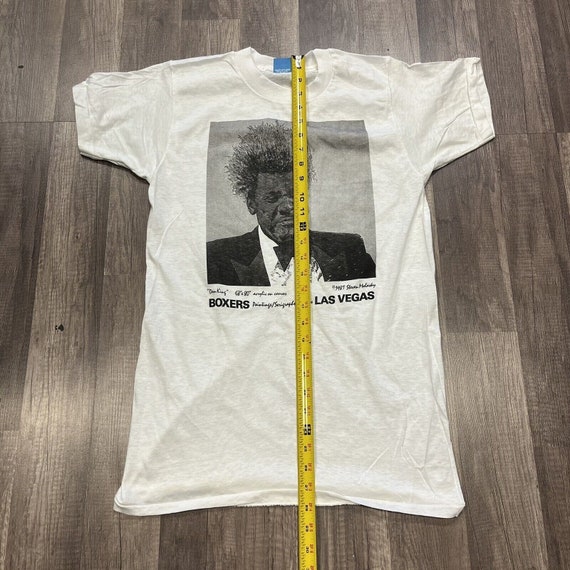 Ds New Vtg 1981 Don King Boxing T-shirt White Scr… - image 5