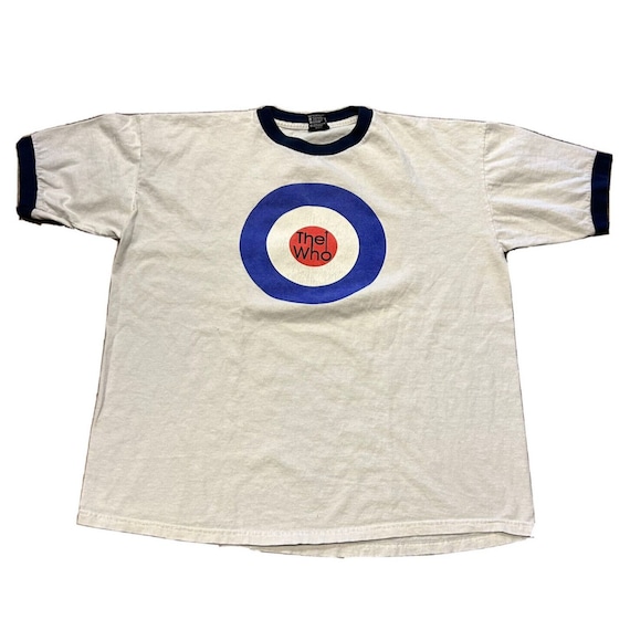 Vtg 1996 The Who Quadrophenia White Ringer Band T… - image 1