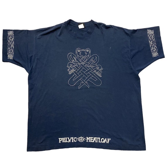 Vtg 90's Pelvic Meatloaf Band Concert Tee T-shirt… - image 1