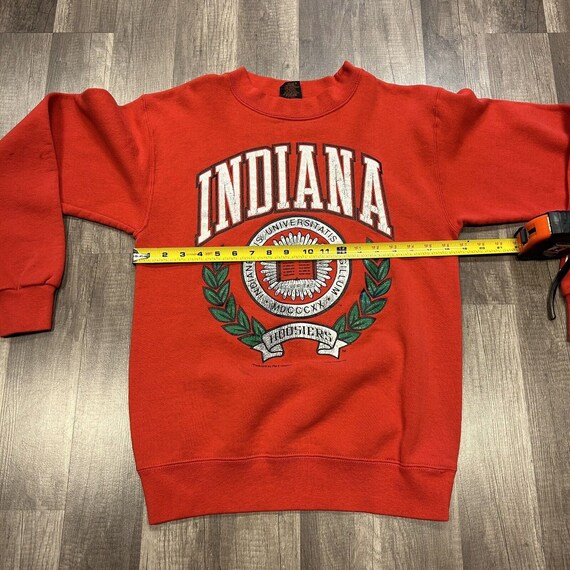 Vtg Indiana Hoosiers Red Pullover Crewneck Sweats… - image 4