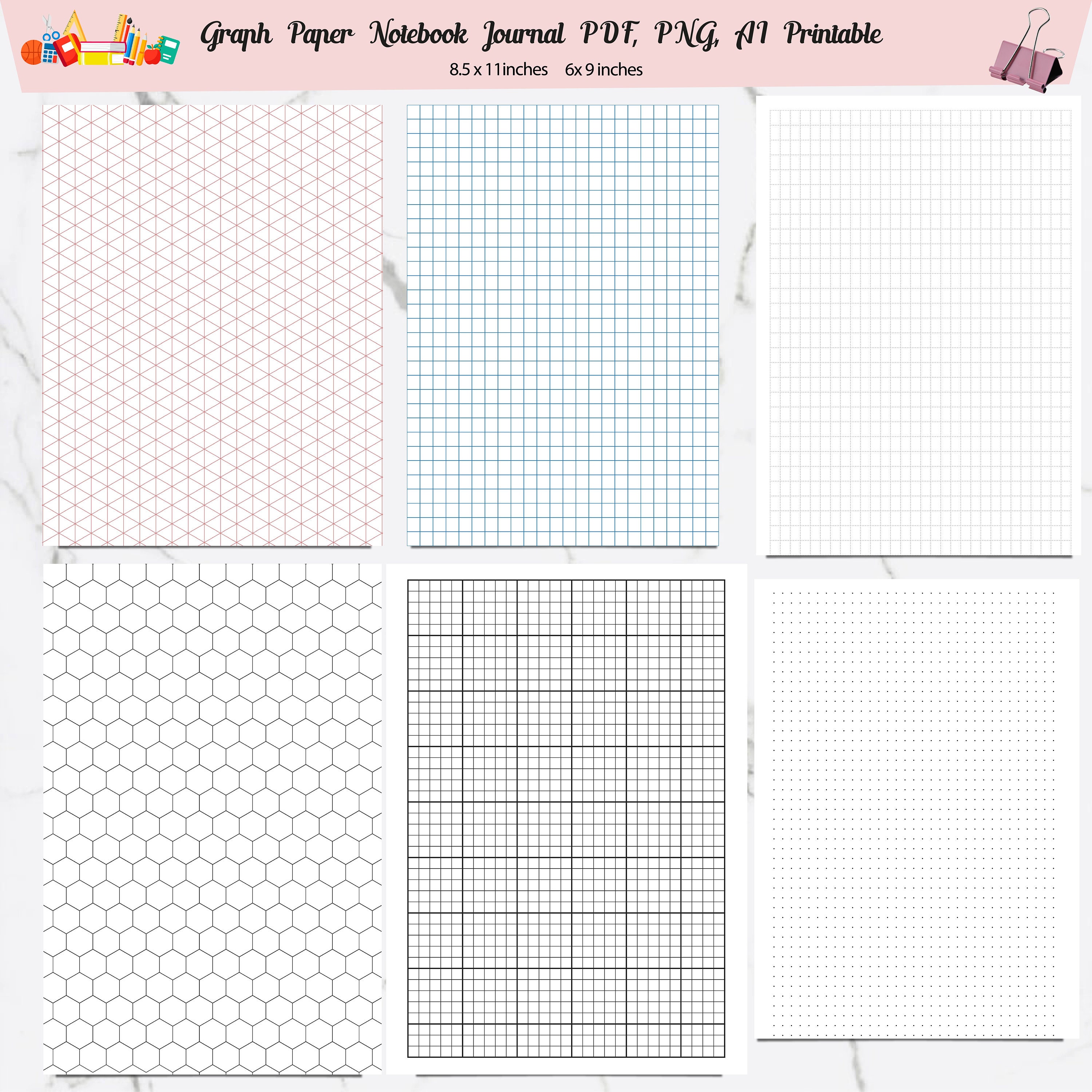 Free Online Graph Paper / Asymmetric and Specialty Grid Paper PDFs