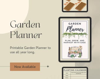 Garden Planner Printable – Seed Starting, Harvest Tracker, Garden Layout for Homesteaders