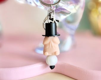 Top Hat Gentleman Penis Keychain
