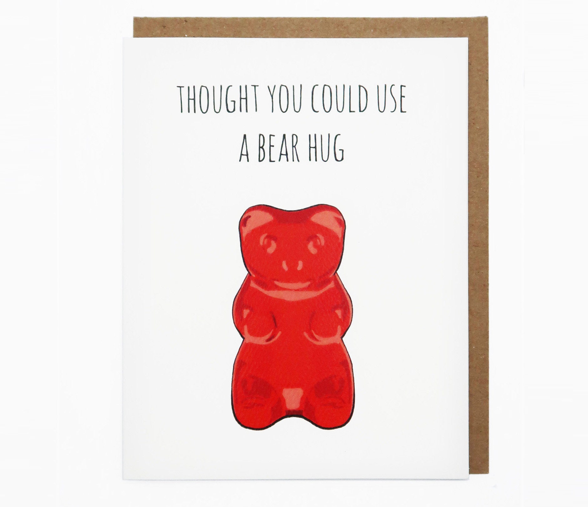 Big Puffy Gummy Bear Greeting Card