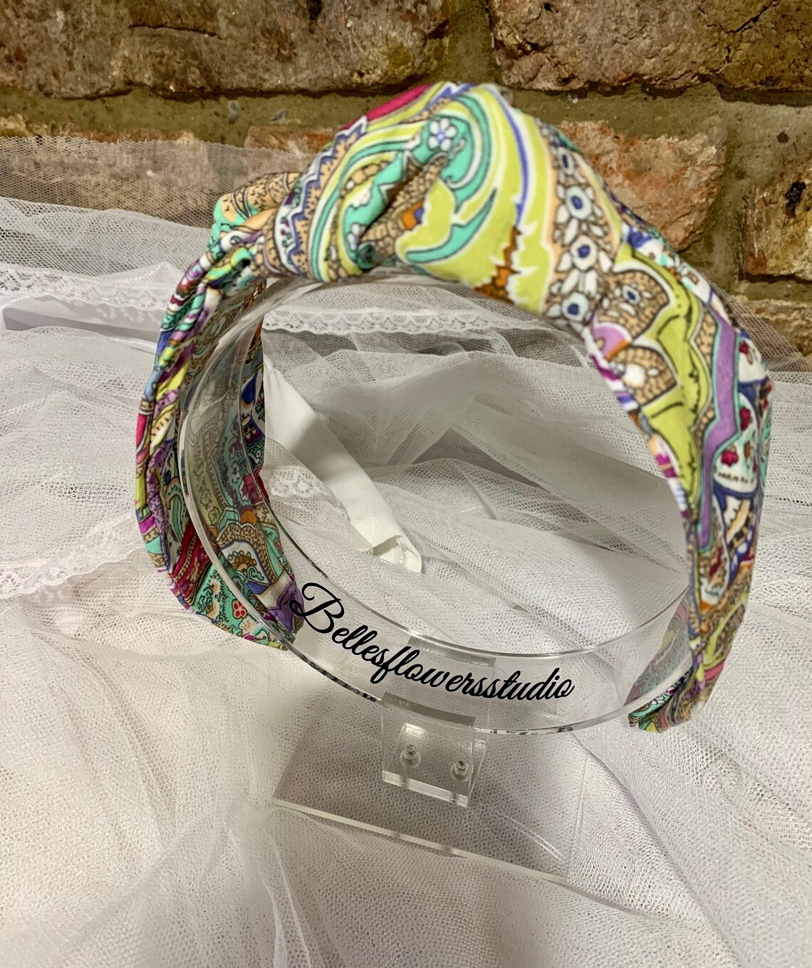 Handmade paisley headband headbands or women and girls multi Etsy