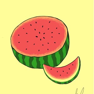 Cute Fruit Print 'Watermelon Sugar High' Selection