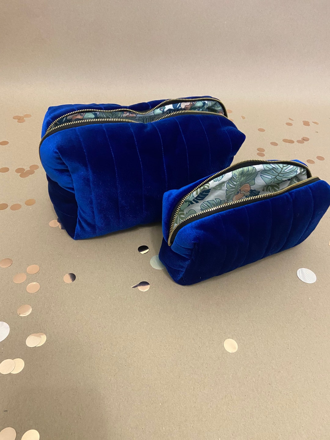 Makeup Bag Toiletry Travel Bag Velvet Cosmetic Organizer. Etsy