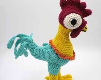 Amigurumi Crochet Patron Coq Heihei