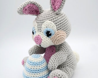 Crochet pattern bunny Easter egg amigurumi