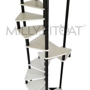 Cat Tree, 18 Step Spiral Tower, Best Cat Furniture Idea, Cat Climbing Exercise Ladder 2023 image 2