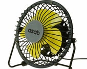 Mini Electric Fan - USB Powered Handheld Cooler Hand Battery Stand Desk Air Cooling Standing Home Office Cable Not Bladeless Rechargeable UK