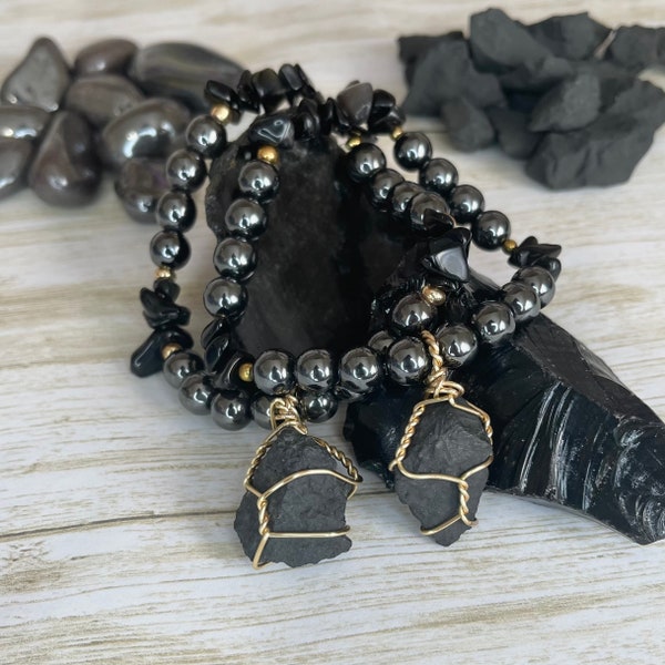 Shungite EMF protection Bracelet
