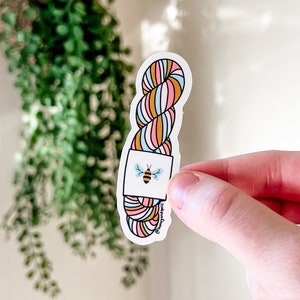Yarn Sticker | Knitting sticker | Crochet Sticker | Matte Vinyl Sticker