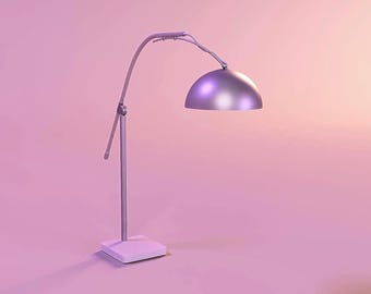 Miniatuur vloerlamp STL 1:12 modern poppenhuisverlichtingsmeubilair