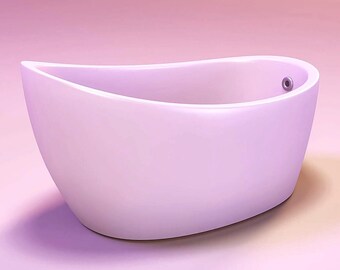 Modern Farmhouse Dollhouse Bath STL, Miniature 1:12 Bathroom Tub 3D Print Model