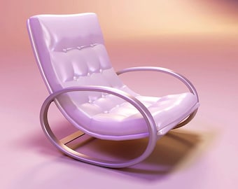 ミニチュア家具 ミニチュア イケア風 SUNDVIK 子供用ロッキングチェア