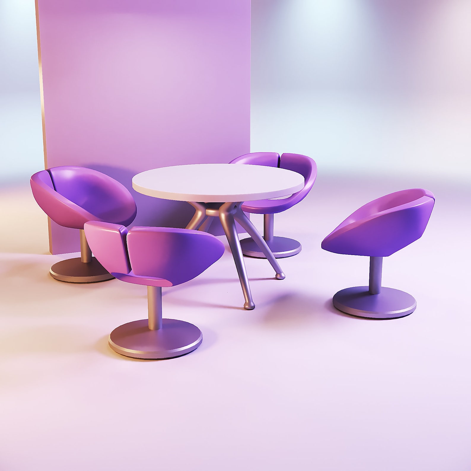 Table and Chairs 3d Printed Stl Files Gabby Dollhouse Toy Etsy