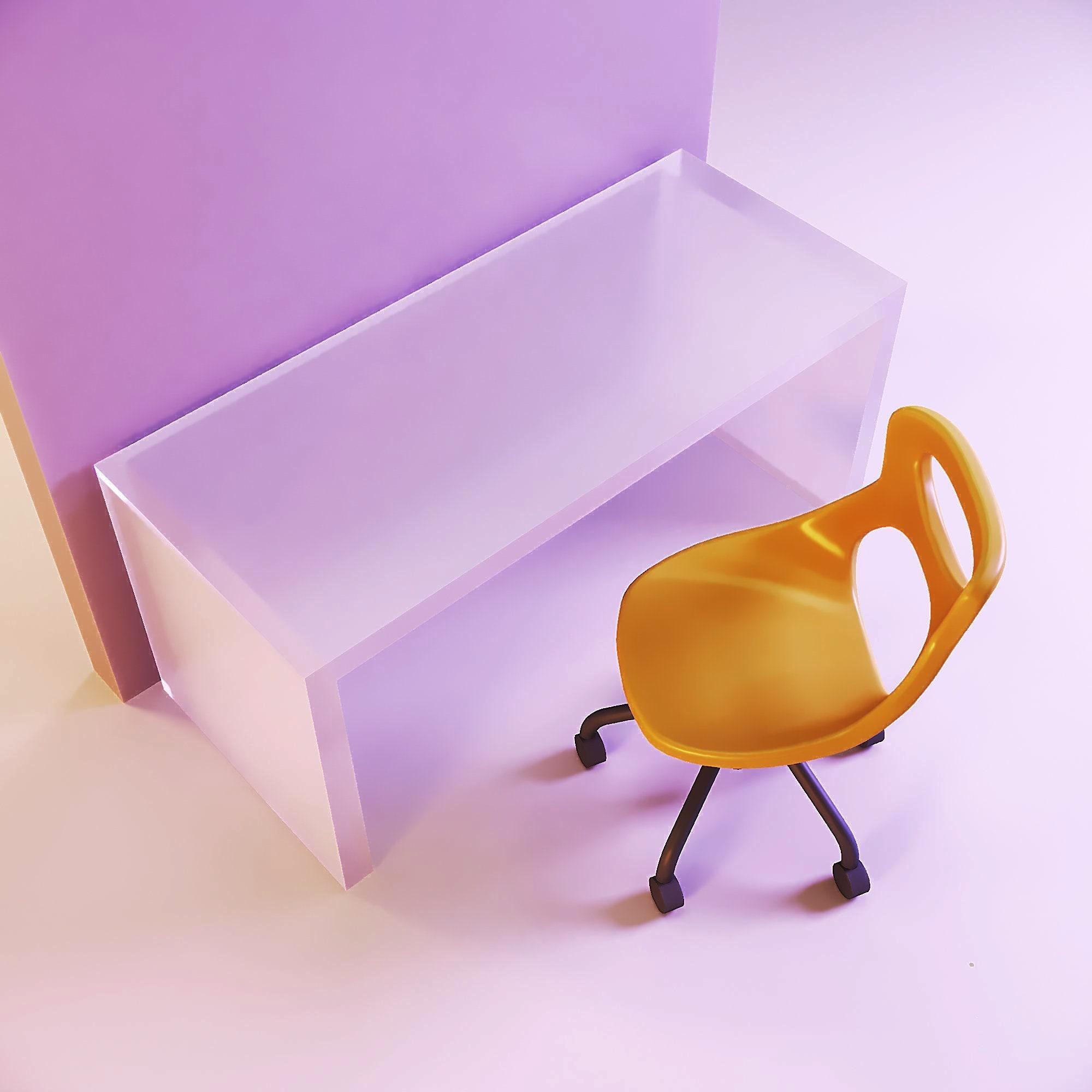 Meubles de maison de poupée - DRFEIFY - Table Chaise 1:12 - En Bois