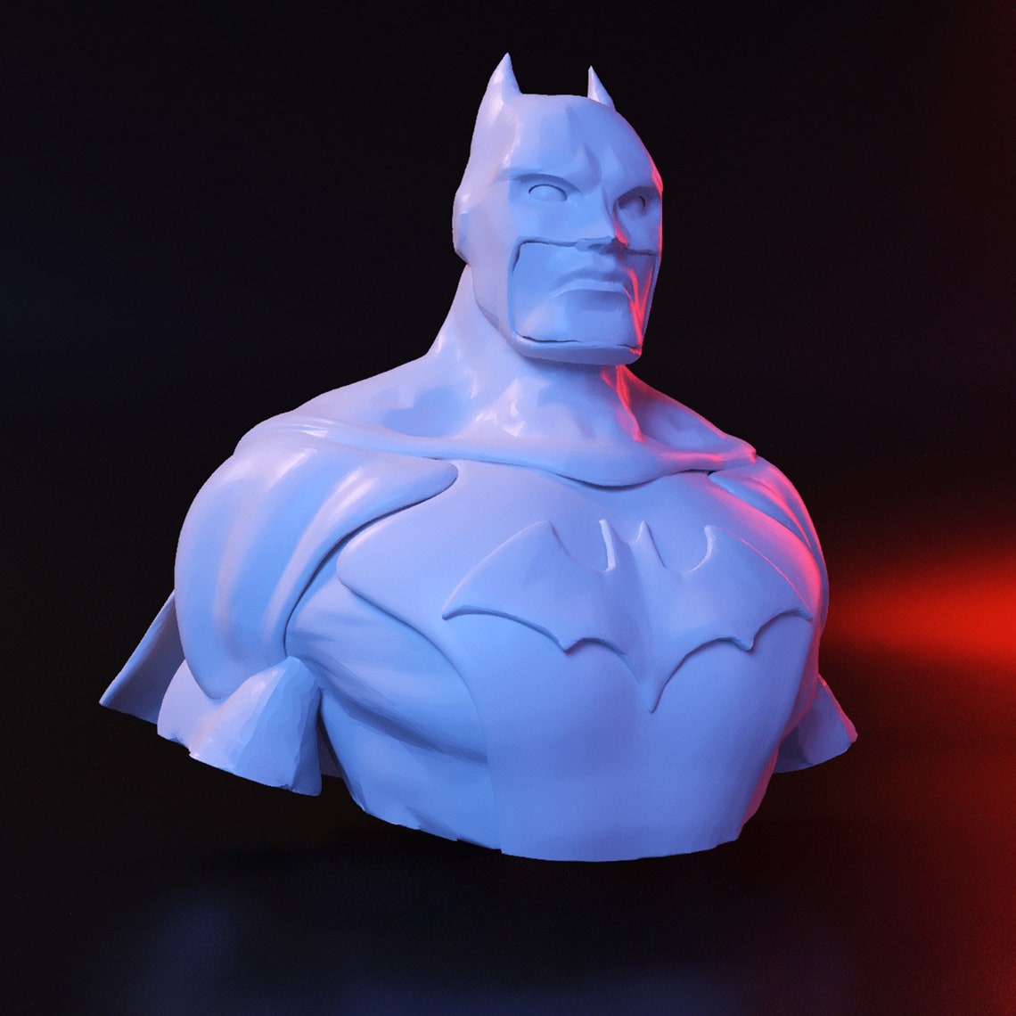 Superhero Bust Figure Digital 3d Files to Download 3d Model - Etsy