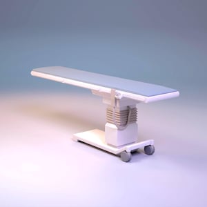 1:12 Miniaturowy stół operacyjny STL, model łóżka do badań medycznych do druku 3D, meble szpitalne