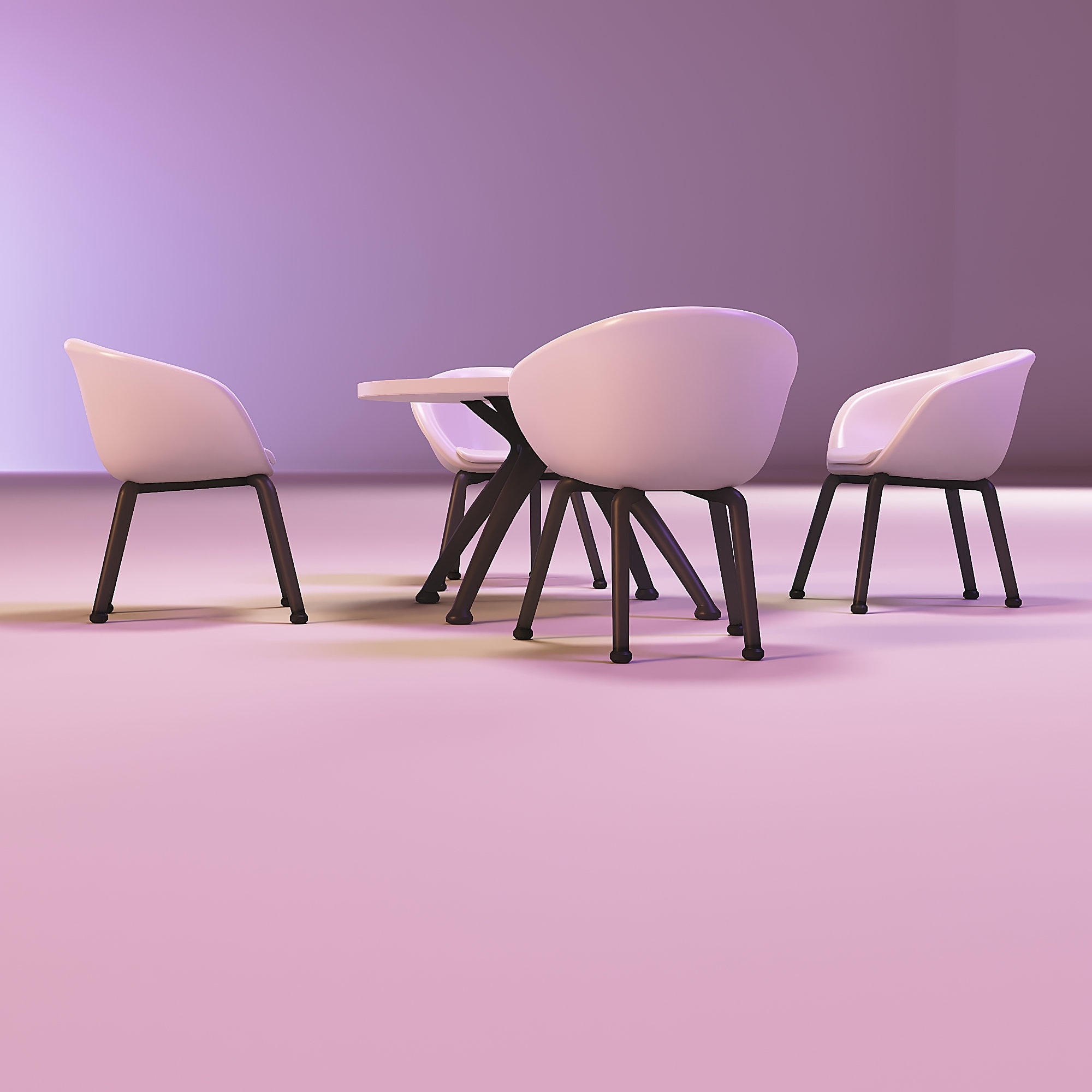 Doll Table and Chair 3d Printed Stl Files Dollhouses for Etsy