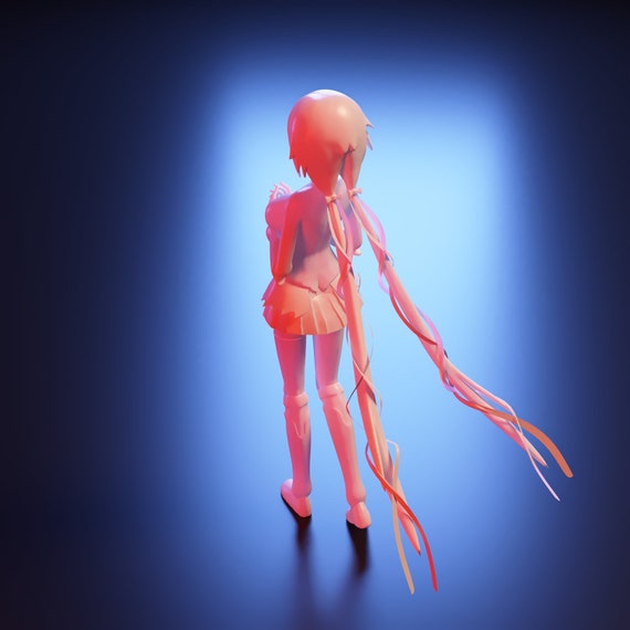 Character in anime darling in the franx name zero two 3D model