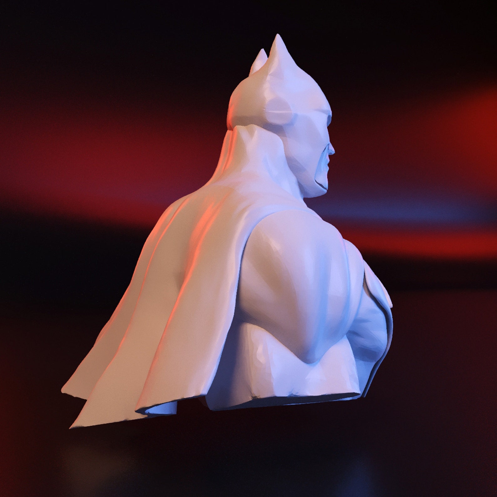 Superhero Bust Figure Digital 3d Files to Download 3d Model - Etsy