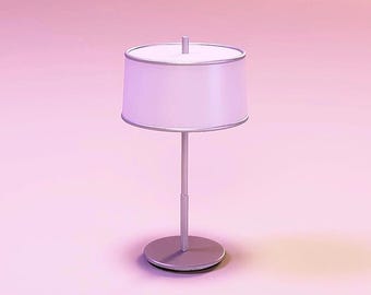 Miniature Lamp STL 1:12 Scale Dollhouse Furniture Light Accessory