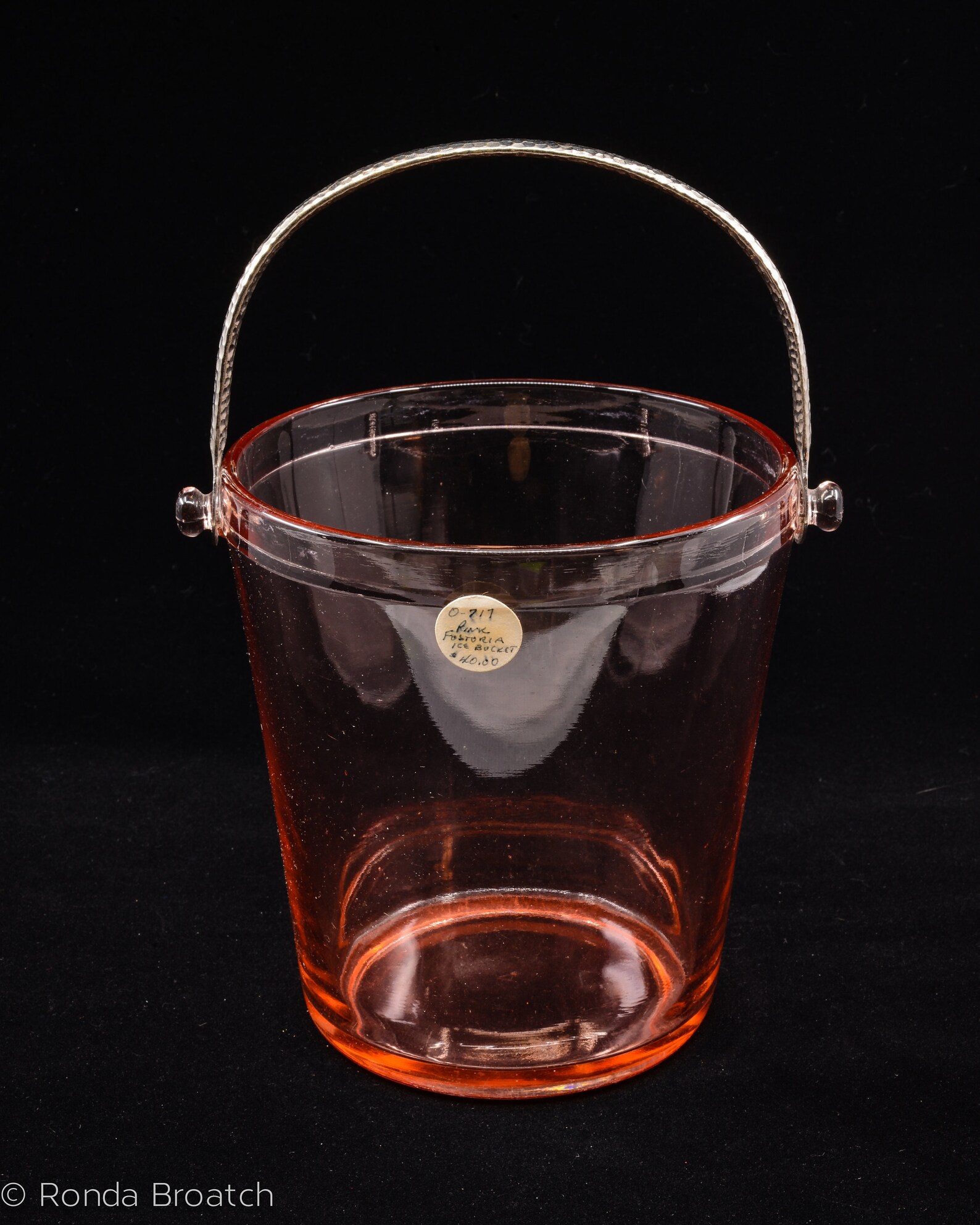 Vintage Pink Fostoria Fairfax Ice Bucket, Depression Glass Etsy