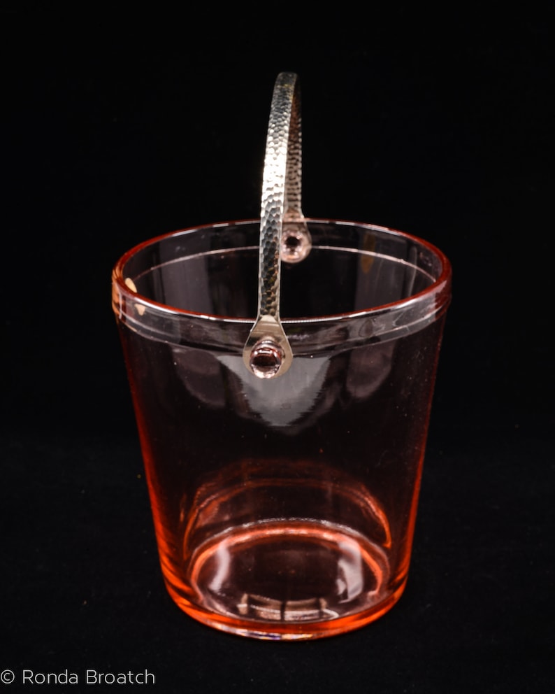 Vintage Pink Fostoria Fairfax Ice Bucket, Depression Glass Etsy