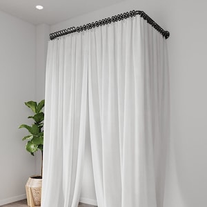 Retail Dressing Room Curtain Rail - Clothing Store Fitting Room Door Curtain
