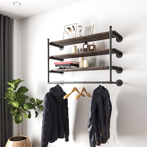 Wall mounted scaffolding clothes rail hotsell