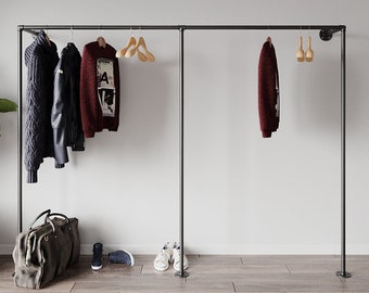 Handmade Clothes Rail Urban Industrial Clothes Rail Clothing Rack