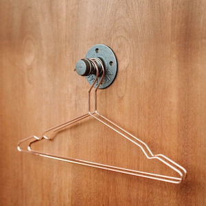 Industrial Pipe Coat Hanger, Door Hooks, Vintage Bath Towel Hooks, Metal Wall Hooks, Clothes Hanger, Bathroom Door Hooks, Hats  Coat Hooks,