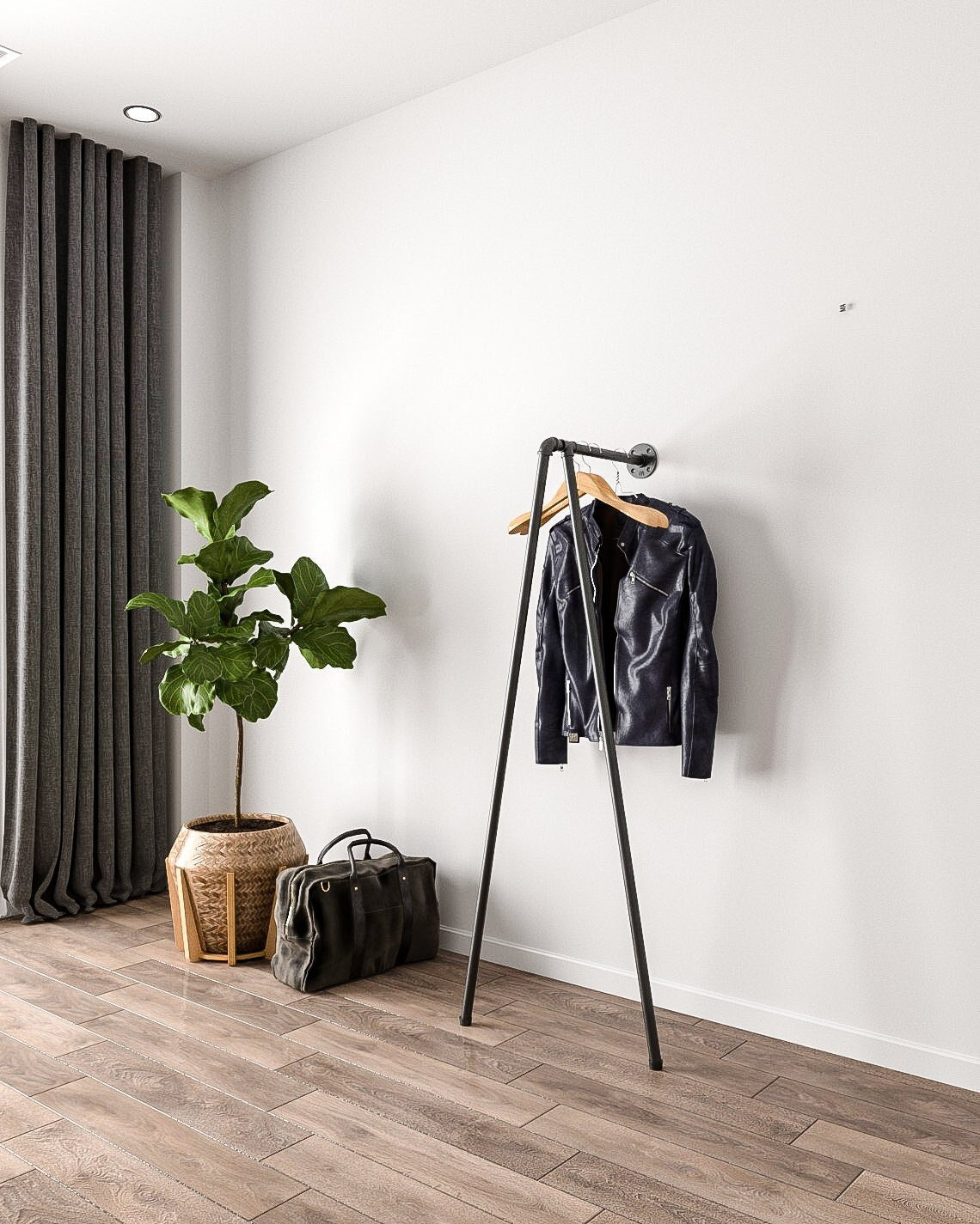Leaning Coat Rack Etsy UK