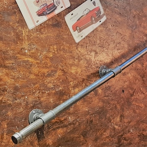 Treppengeländer, Handlauf, Geländer & Halterungen, Gusseisen, industriell, Vintage, urbane Schiene, Retro, Schmiedeeisen, Stahl, rustikal