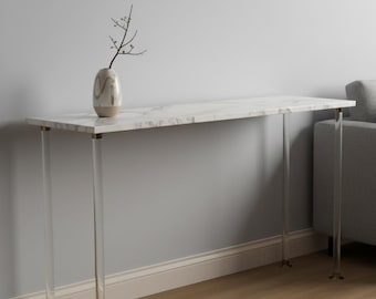 Single Clear Acrylic Furniture Leg: DIY Sofa Replacement Foot