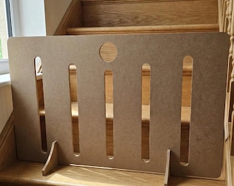 Barrera para perros - Tope de madera portátil para escaleras