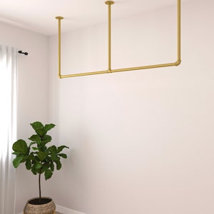 Heavy Duty Minimalistic Clothes Rack | Garment Rail Made of Metal ...