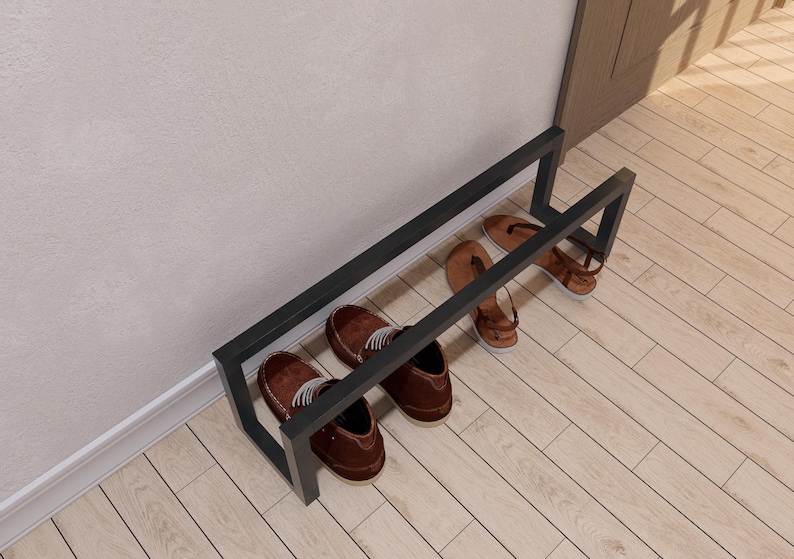 Customizable Metal Shoe Rack: Freestanding Multi-tier Shoe Organizer - Etsy