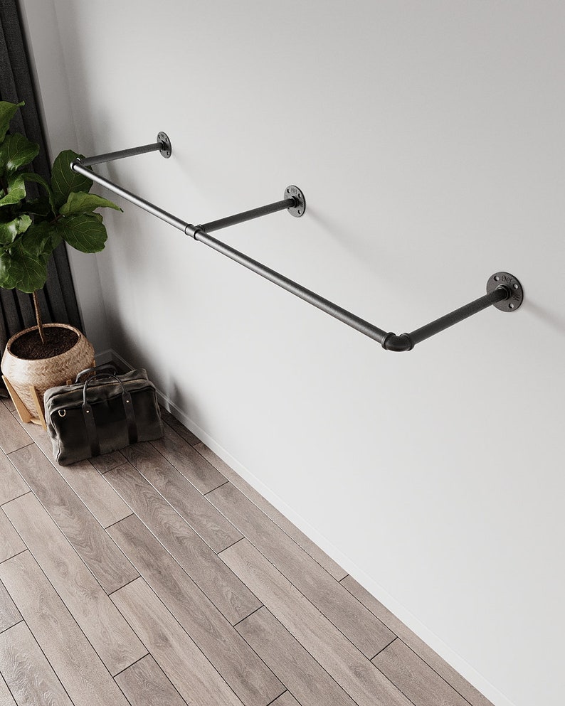 clothes pole for wall