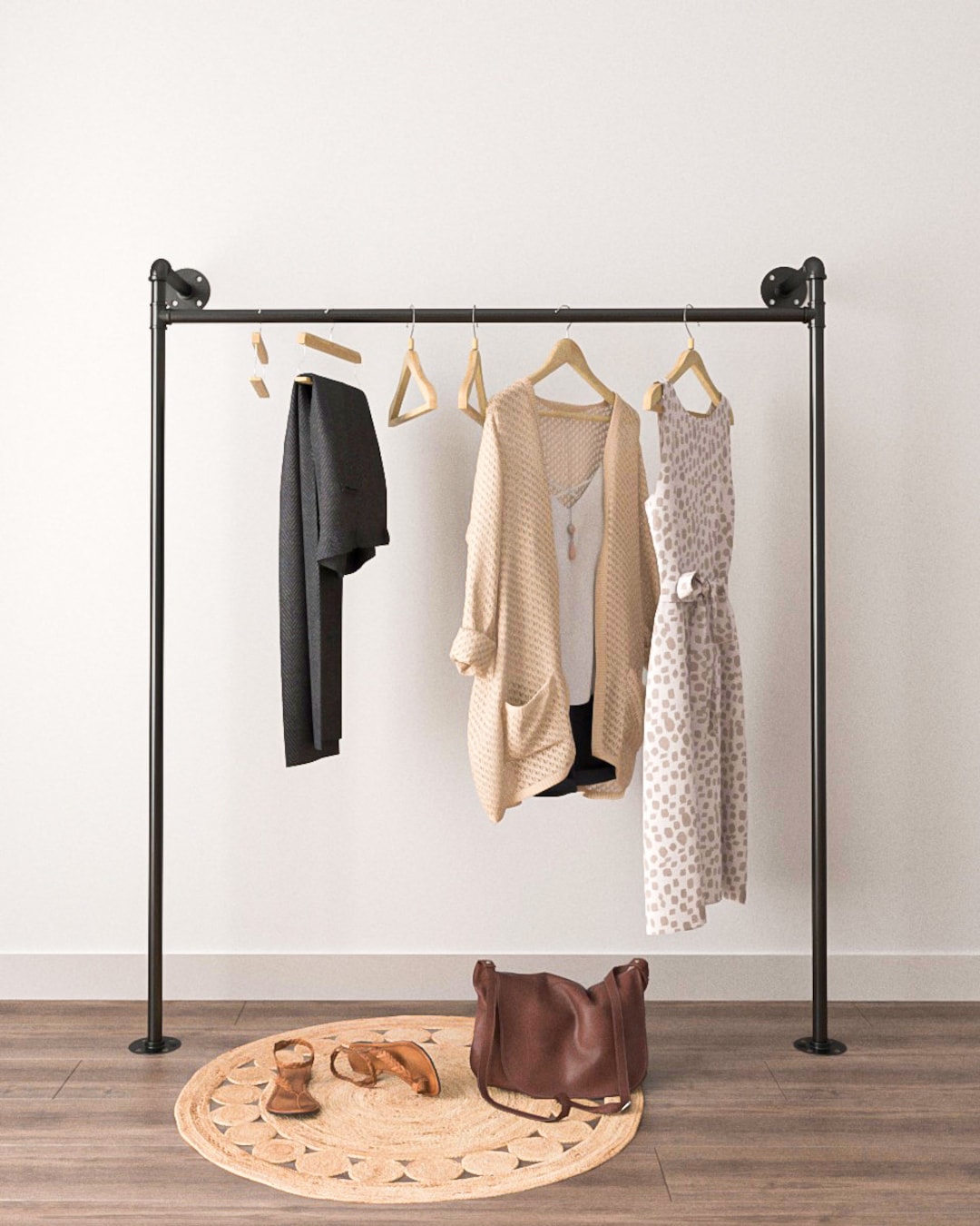 Closet Organizer Jones Clothing Rack Wayfair Basics™ Clothes Rail