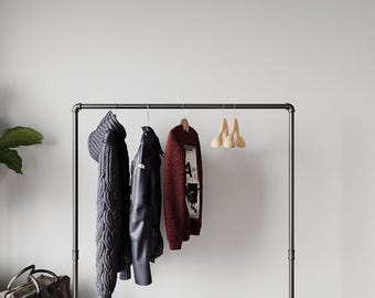 Industrielles Rohr-Kleidergestell | Möbel für Kleidung | Shop Display oder Zuhause