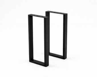 Patas de Mesa Consola Rectangular – Estructura Metálica Soldada Muebles DIY – Patas de Acero Minimalistas Modernas – Soporte Mesa Resistente