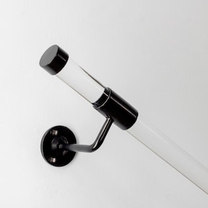 Custom Acrylic Handrail Kit - High-Quality Lucite Staircase Rail - Made to Order - Modern Handrail DIY