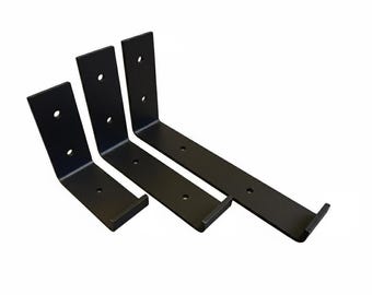 Pair of Steel Brackets For Scaffold Board Shelves, Powder Coated.