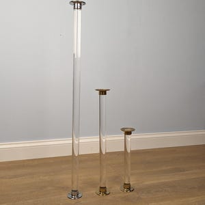 Helder Glazen Meubelpoot – Enkel Tafelpootje – Vervanging voor Bank, DIY Kristallen Acryl Meubelpoot