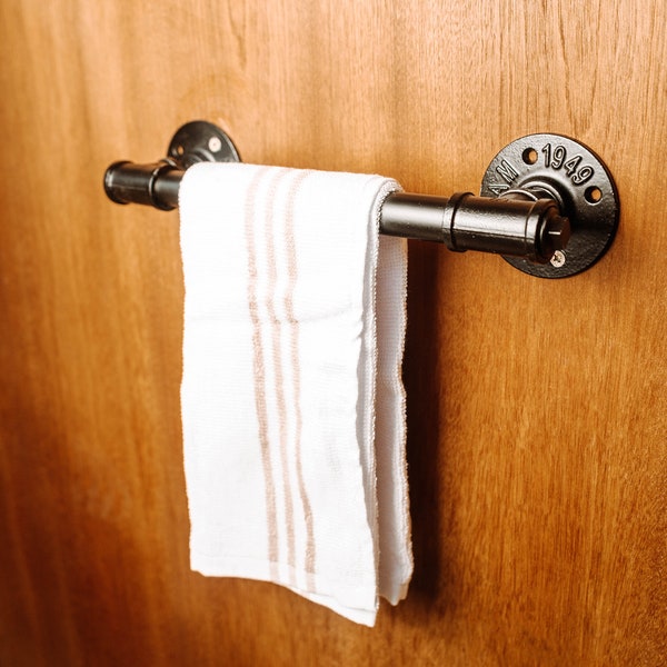 Pipe Towel Bar Etsy